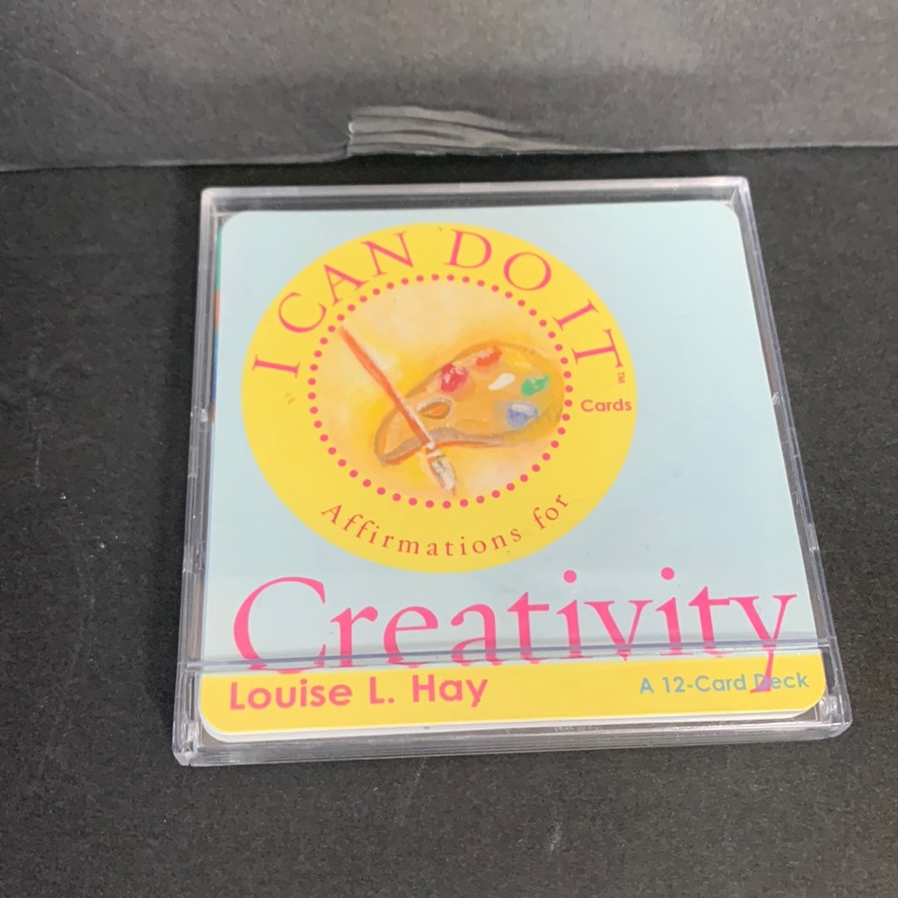 Louise Hay Affirmations Creativity 12 double sided card set in box